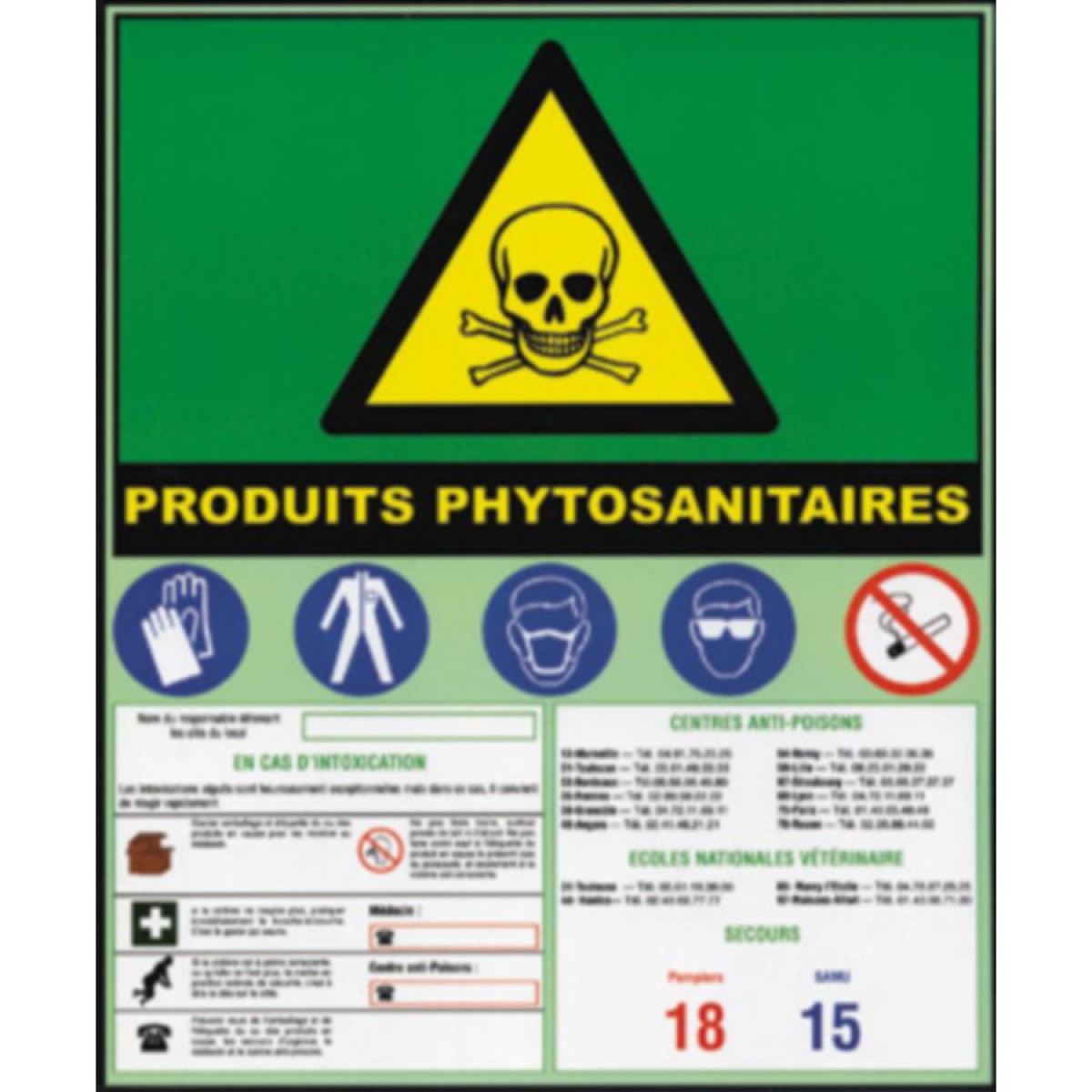 Armoire de sécurité pour produits phytosanitaires, 200 L  HSE Center