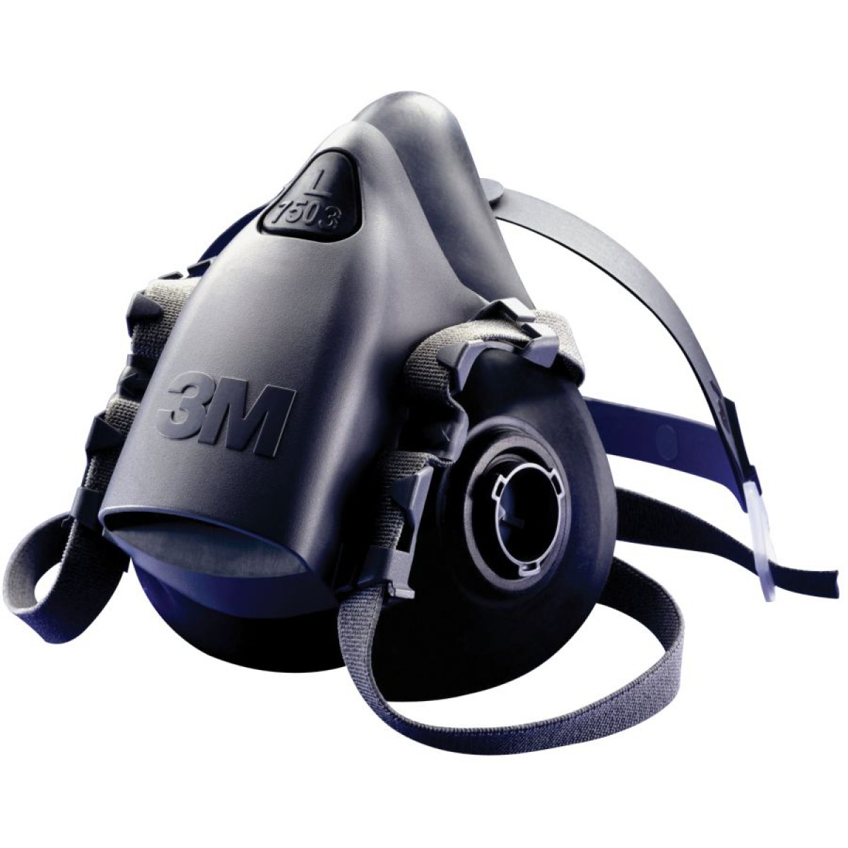 Demi-Masque 3M 7500 - Silicone - Taille Medium - Protection Respiratoire Réutilisable - 136g