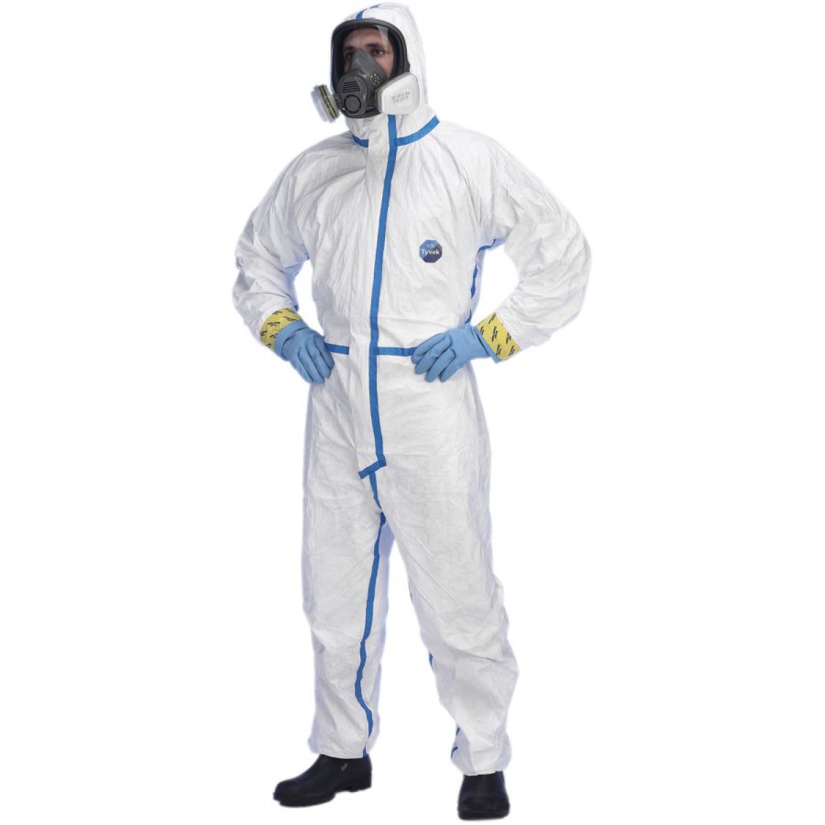 Combinaison chimique Cat. III Types 6, 5 et 4 Tyvek Classic Plus HSE